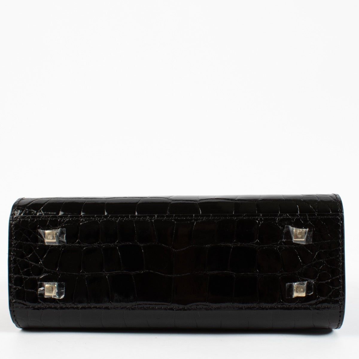 Delvaux Tempête Mini en alligator noir brillant