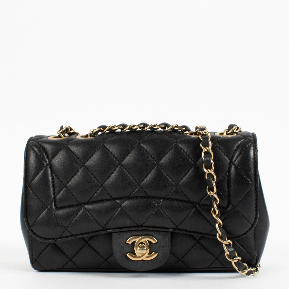 Chanel Black Lambskin Small Mademoiselle Chic Flap Bag