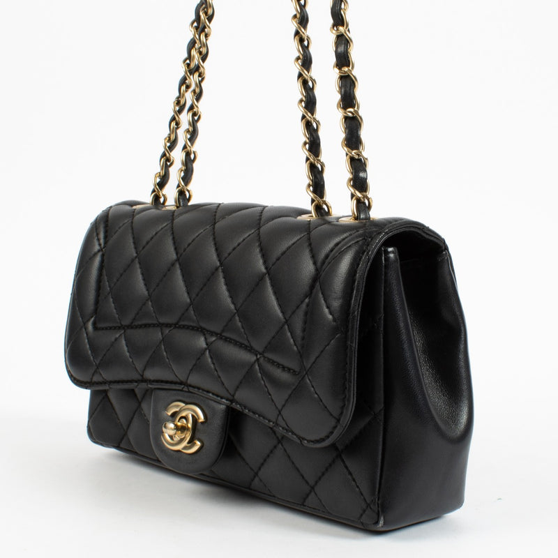 Chanel Black Lambskin Small Mademoiselle Chic Flap Bag