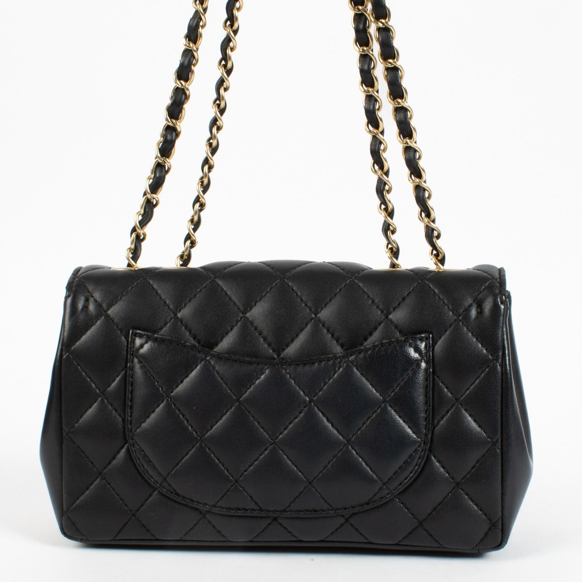 Chanel Black Lambskin Small Mademoiselle Chic Flap Bag