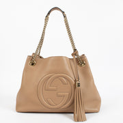 shop 100% authentic second hand Gucci Beige Soho Hobo Bag on Labellov.com