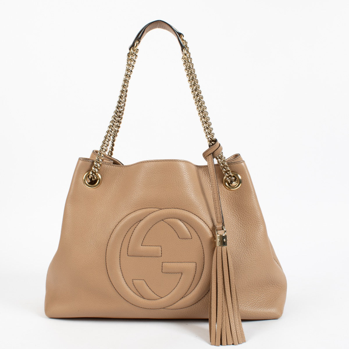 shop 100% authentic second hand Gucci Beige Soho Hobo Bag on Labellov.com