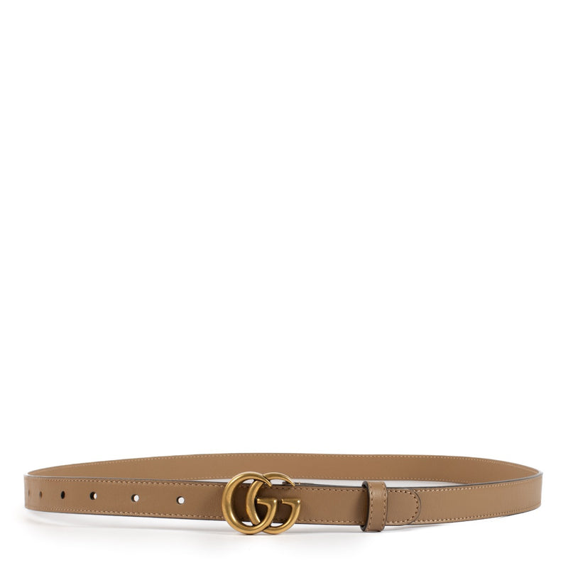 shop 100% authentic second hand Gucci Beige GG Slim Belt - Size 95 on Labellov.com