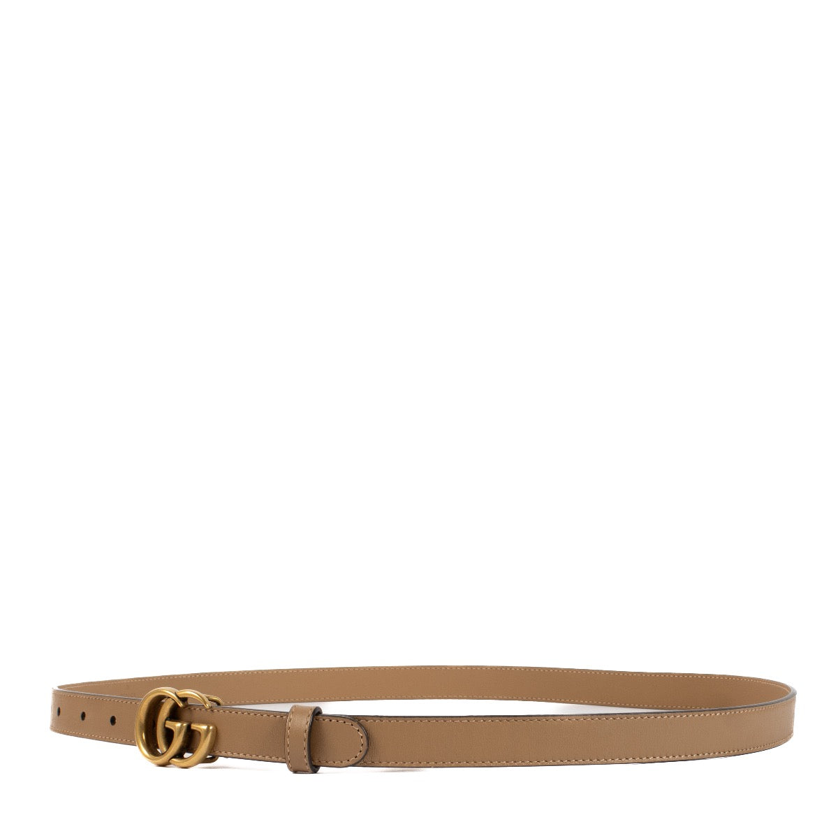 shop 100% authentic second hand Gucci Beige GG Slim Belt - Size 95 on Labellov.com