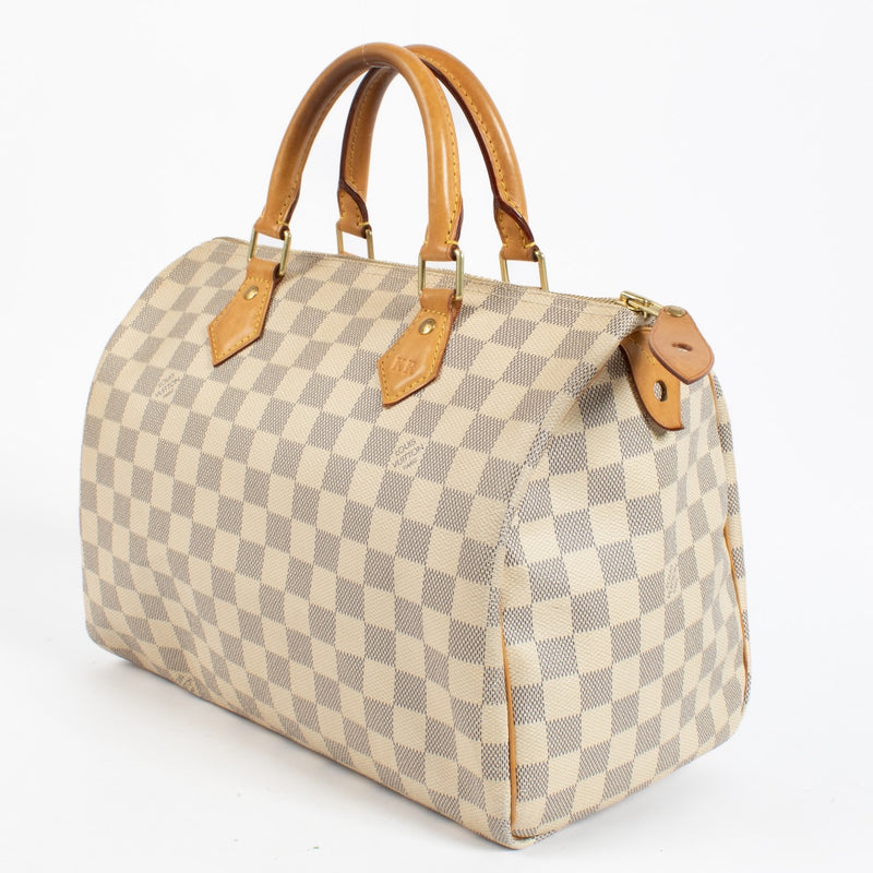 shop 100% authentic second hand Louis Vuitton Damier Azur Speedy 30 on Labellov.com