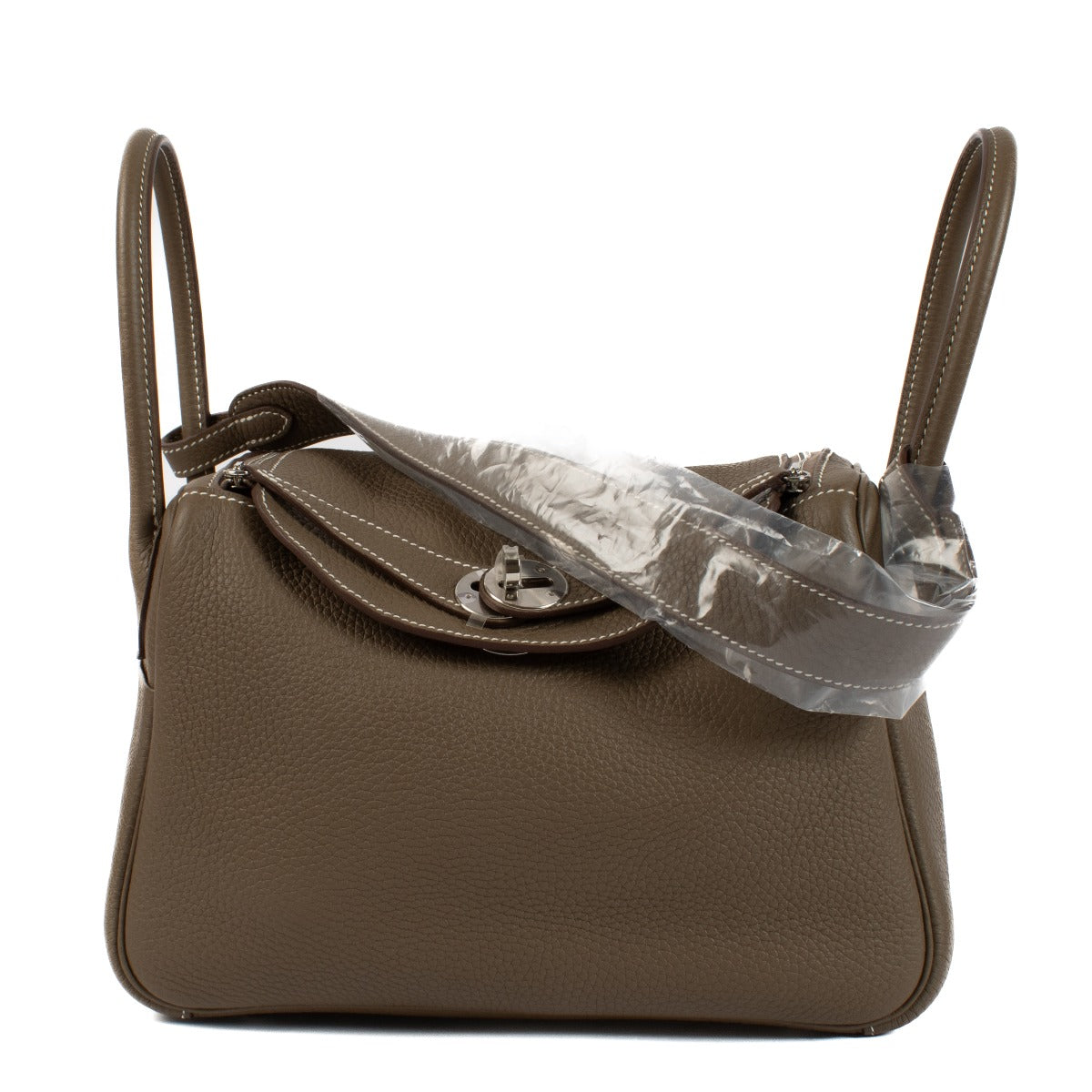 Hermès Lindy 26 Etoupe Taurillon Clemence