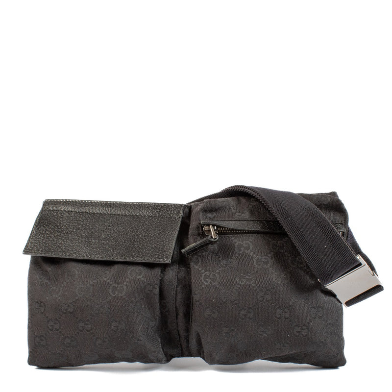 shop 100% authentic second hand Gucci Black GG Canvas Belt Bag on Labellov.com