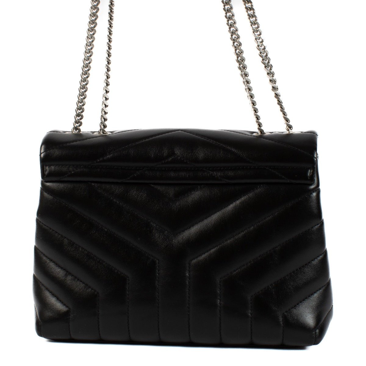 shop 100% authentic second hand Saint Laurent Black Matelassé Leather Small Loulou Bag on Labellov.com
