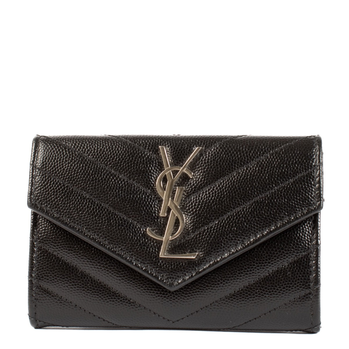 shop 100% authentic second hand Saint Laurent Black Cassandre Wallet on Labellov.com