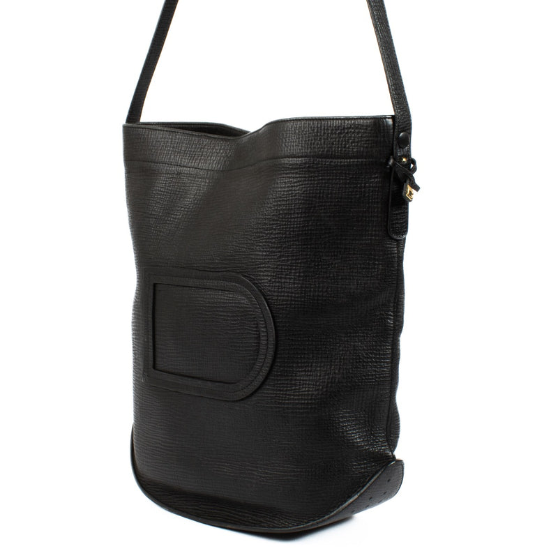 Authentic second hand Delvaux Vintage Black Leather Pin Bag on Labellov.com