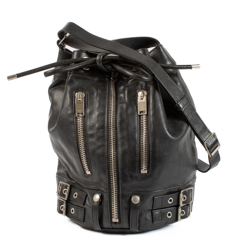 shop 100% authentic second hand Saint Laurent Black Rider Bucket Bag on Labellov.com