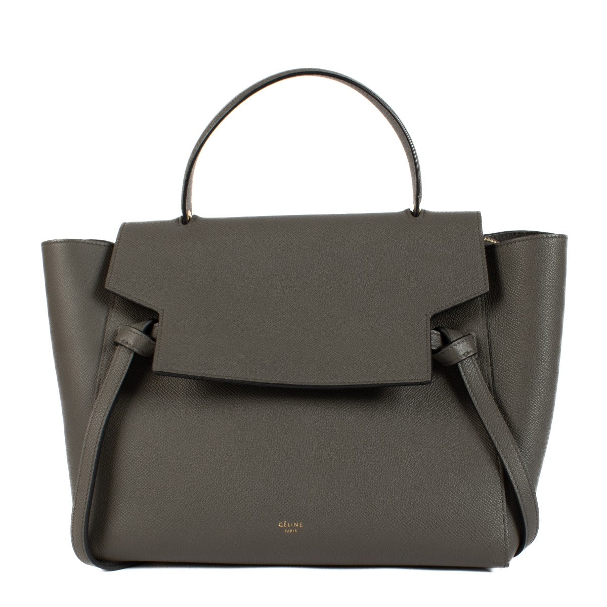 Celine Grey Leather Mini Belt Bag