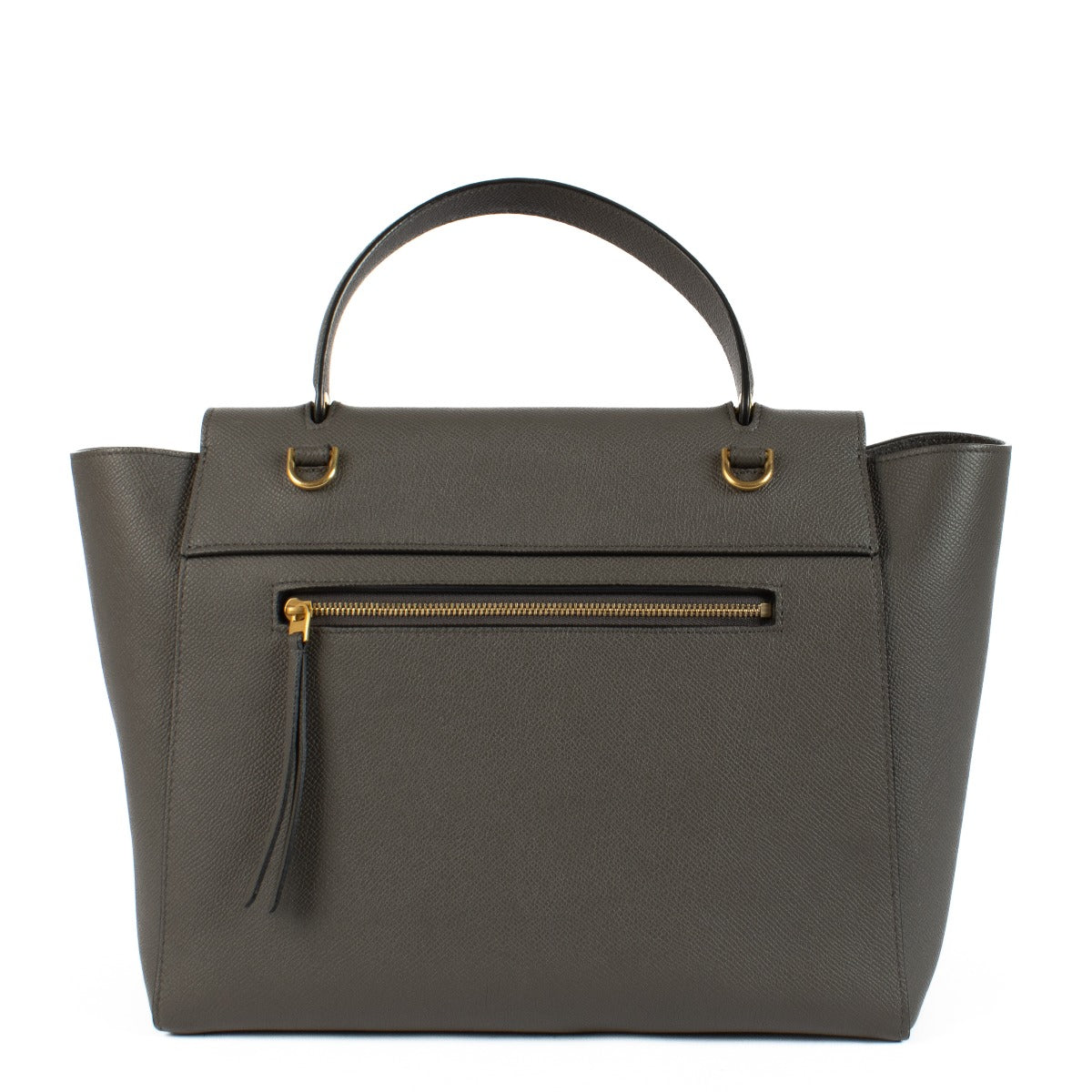 Celine Grey Leather Mini Belt Bag