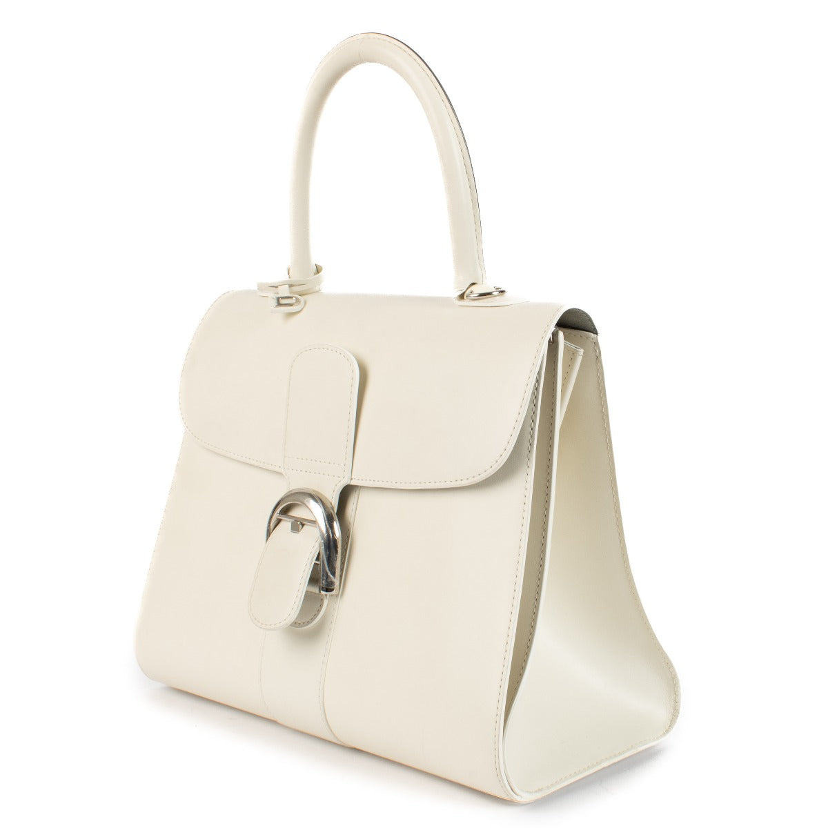 Shop 100% authentic secondhand Delvaux Ivory Brillant MM Magic Top Handle Bag on Labellov.com