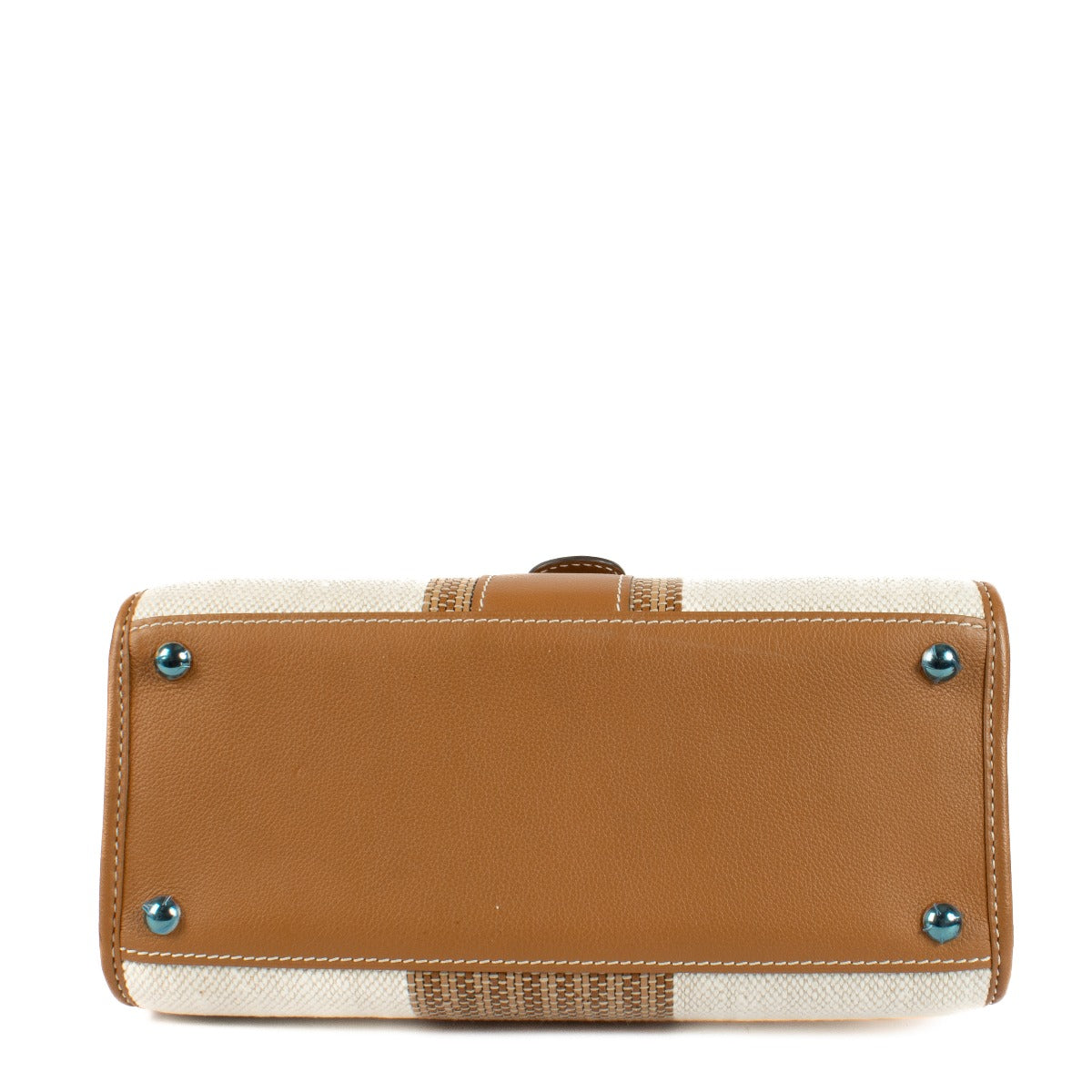 Shop 100% authentic secondhand Delvaux Ivory/Vegetal Toile Sangle Brillant MM Bag on Labellov.com