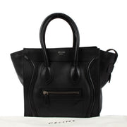 shop 100% authentic second hand Celine Black Micro Luggage Top Handle Bag on Labellov.com