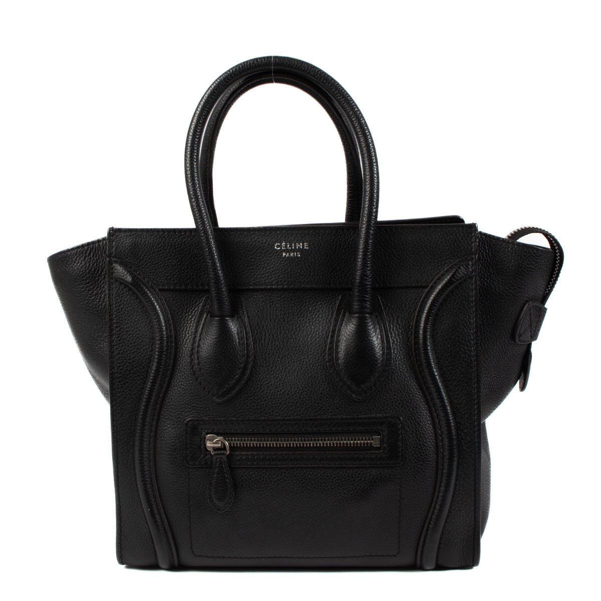 shop 100% authentic second hand Celine Black Micro Luggage Top Handle Bag on Labellov.com