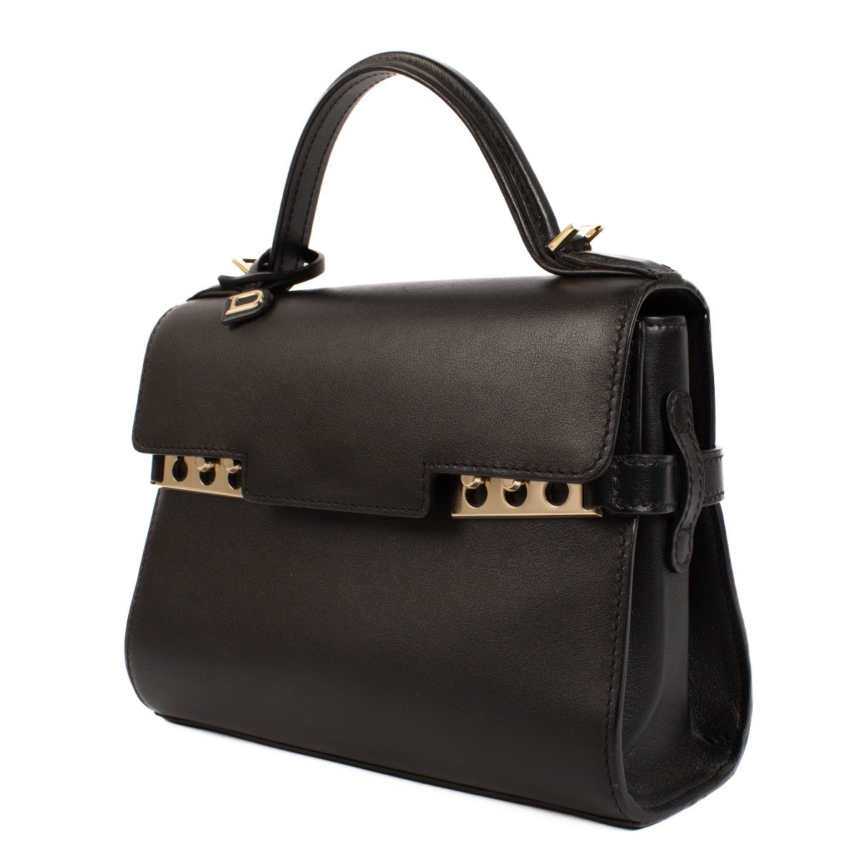 shop 100% authentic second hand Delvaux Black Calf Souple Tempête Mini on Labellov.com