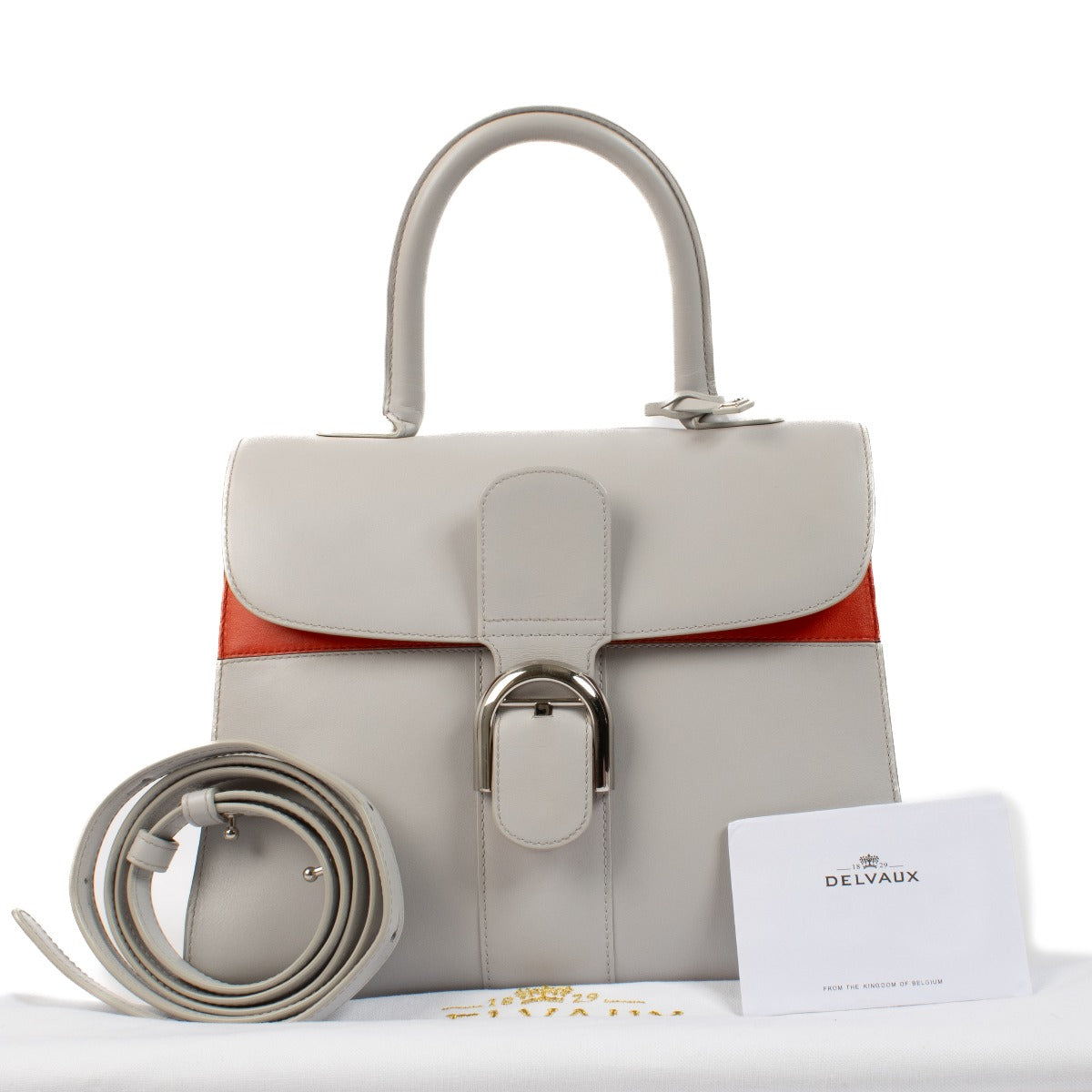 shop 100% authentic second hand Delvaux Lin/Piment Mirage Brillant MM on Labellov.com