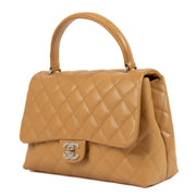 shop 100% authentic second hand Chanel Vintage Beige Caviar Coco Handle Bag on Labellov.com