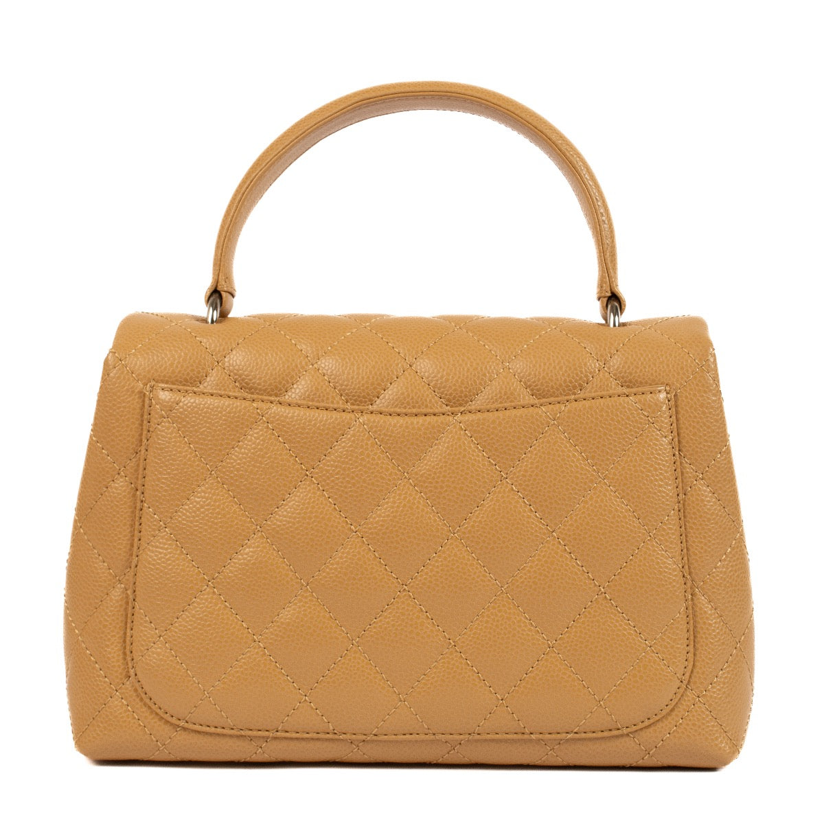 shop 100% authentic second hand Chanel Vintage Beige Caviar Coco Handle Bag on Labellov.com