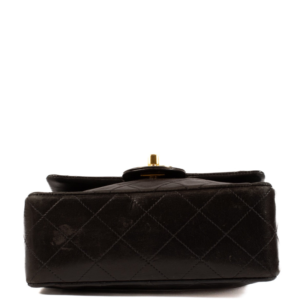 shop 100% authentic second hand Chanel Vintage Black Lambskin Mini Square Classic Flap Bag on Labellov.com