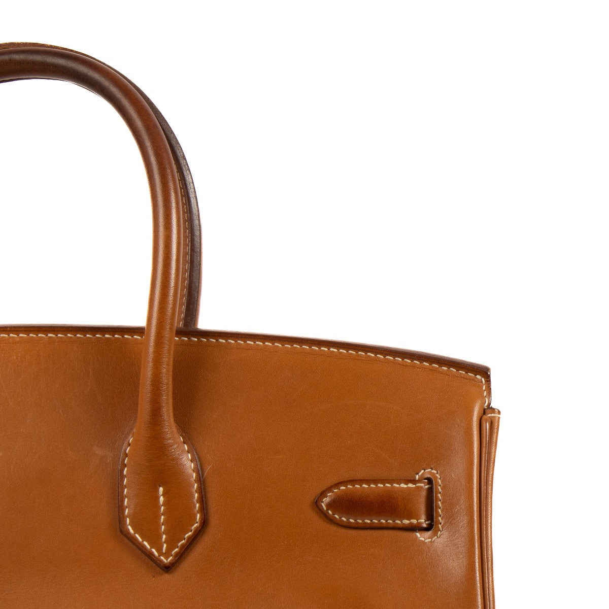 shop 100% authentic second hand Hermès Birkin 35 Barenia Fauve PHW on Labellov.com