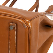 shop 100% authentic second hand Hermès Birkin 35 Barenia Fauve PHW on Labellov.com
