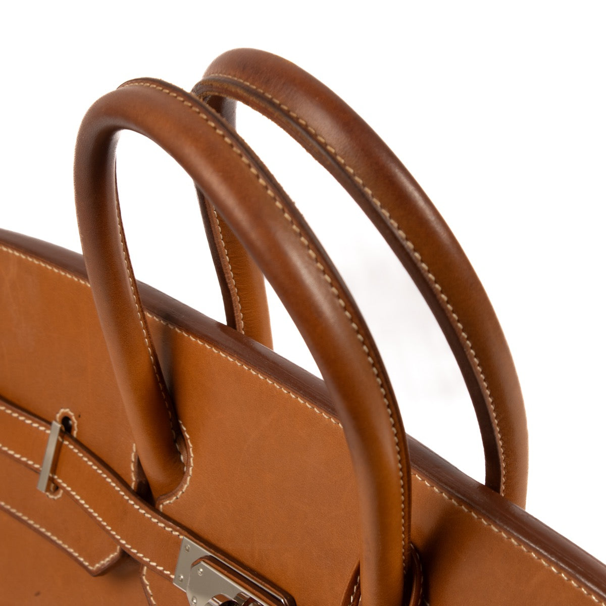 shop 100% authentic second hand Hermès Birkin 35 Barenia Fauve PHW on Labellov.com