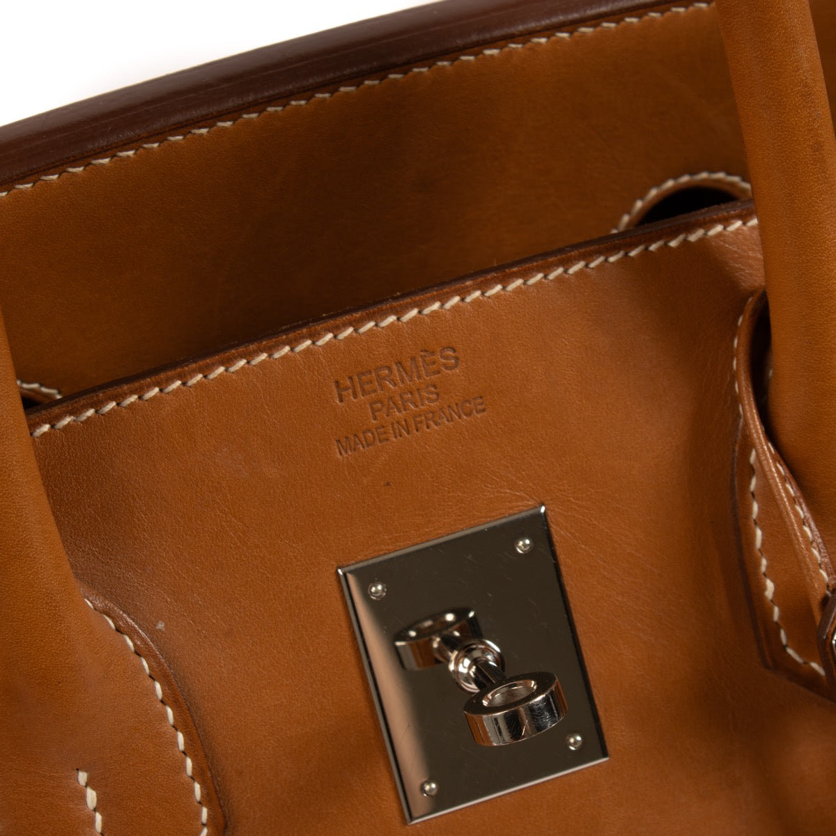 shop 100% authentic second hand Hermès Birkin 35 Barenia Fauve PHW on Labellov.com