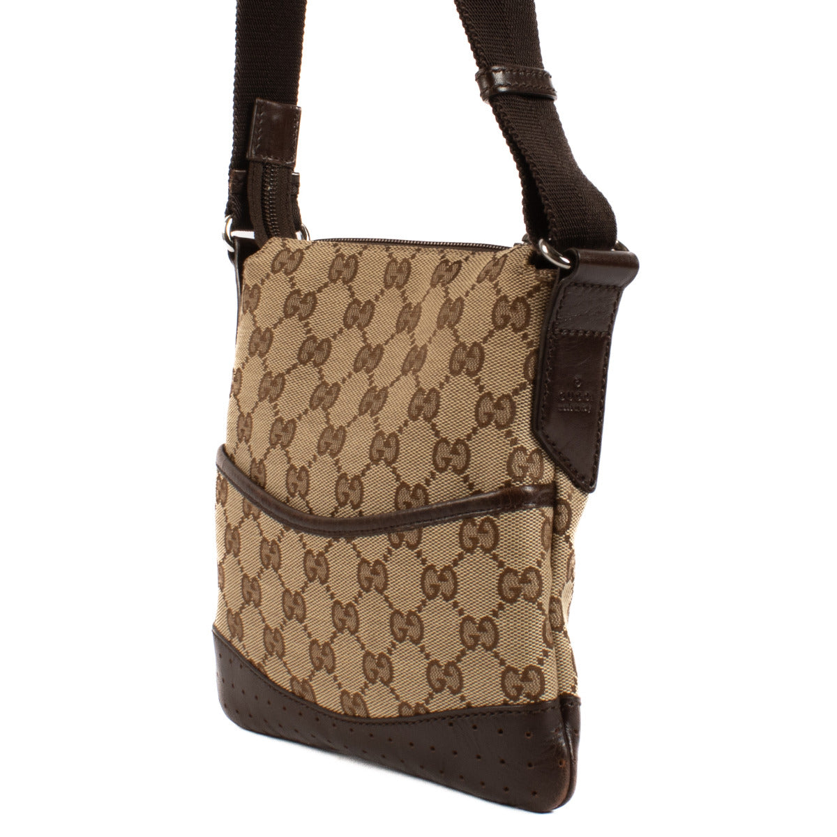 Gucci Brown GG Canvas Crossbody Bag