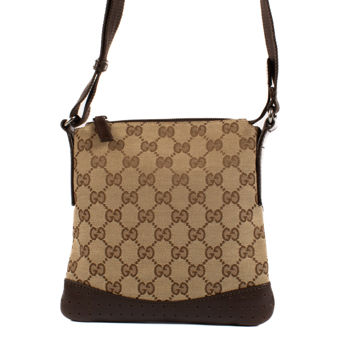 Gucci Bruine GG Canvas Crossbodytas