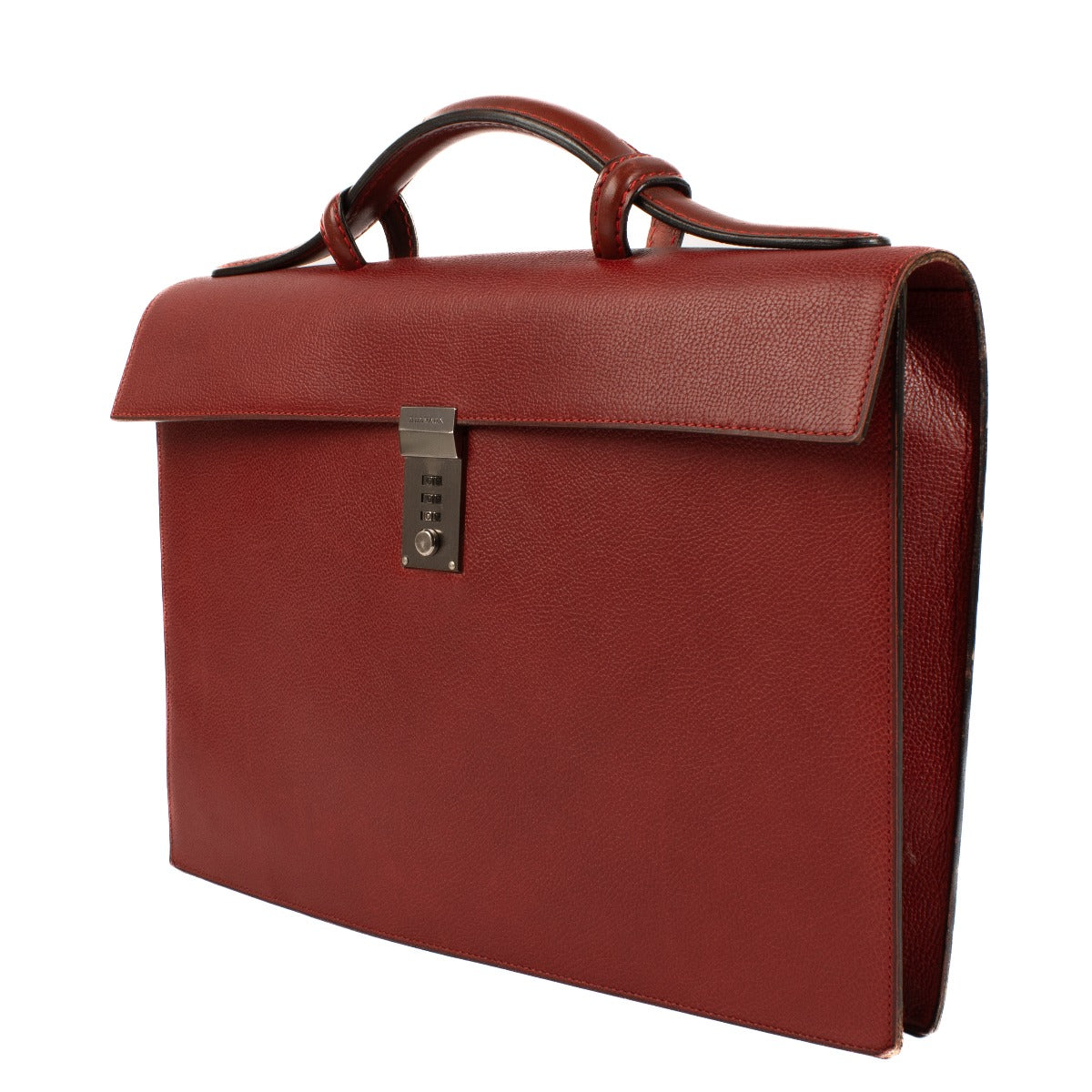 Shop 100% authentic secondhand Delvaux Red Leather Briefcase on Labellov.com