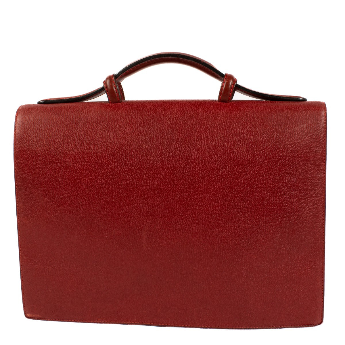 Shop 100% authentic secondhand Delvaux Red Leather Briefcase on Labellov.com
