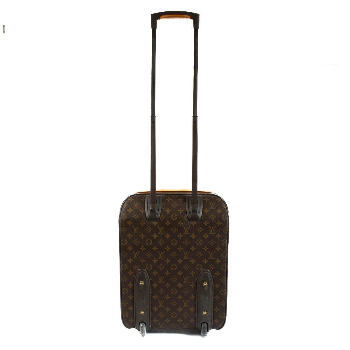 Louis Vuitton Monogram Trolley with retractable handle and rolling wheels, crafted from Monogram canvas. Shop now at Labellov.