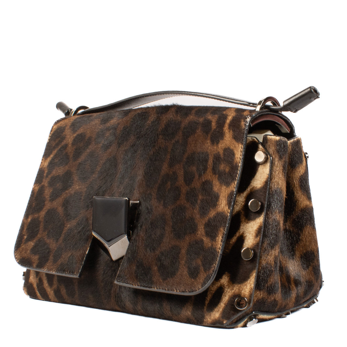 Jimmy Choo Pony Hair Top Handle Bag