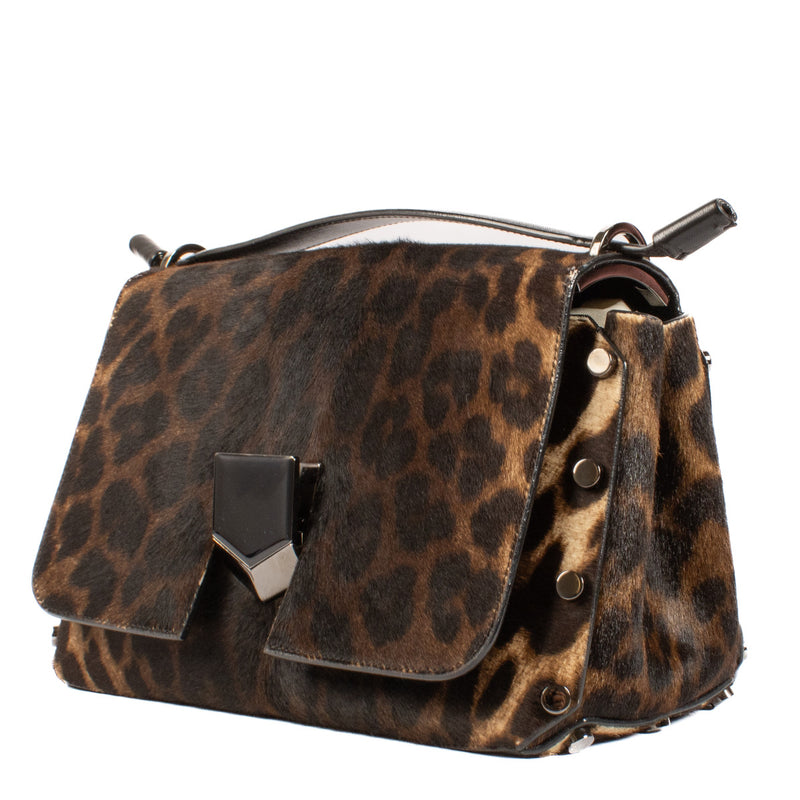 Jimmy Choo Pony Hair Top Handle Bag