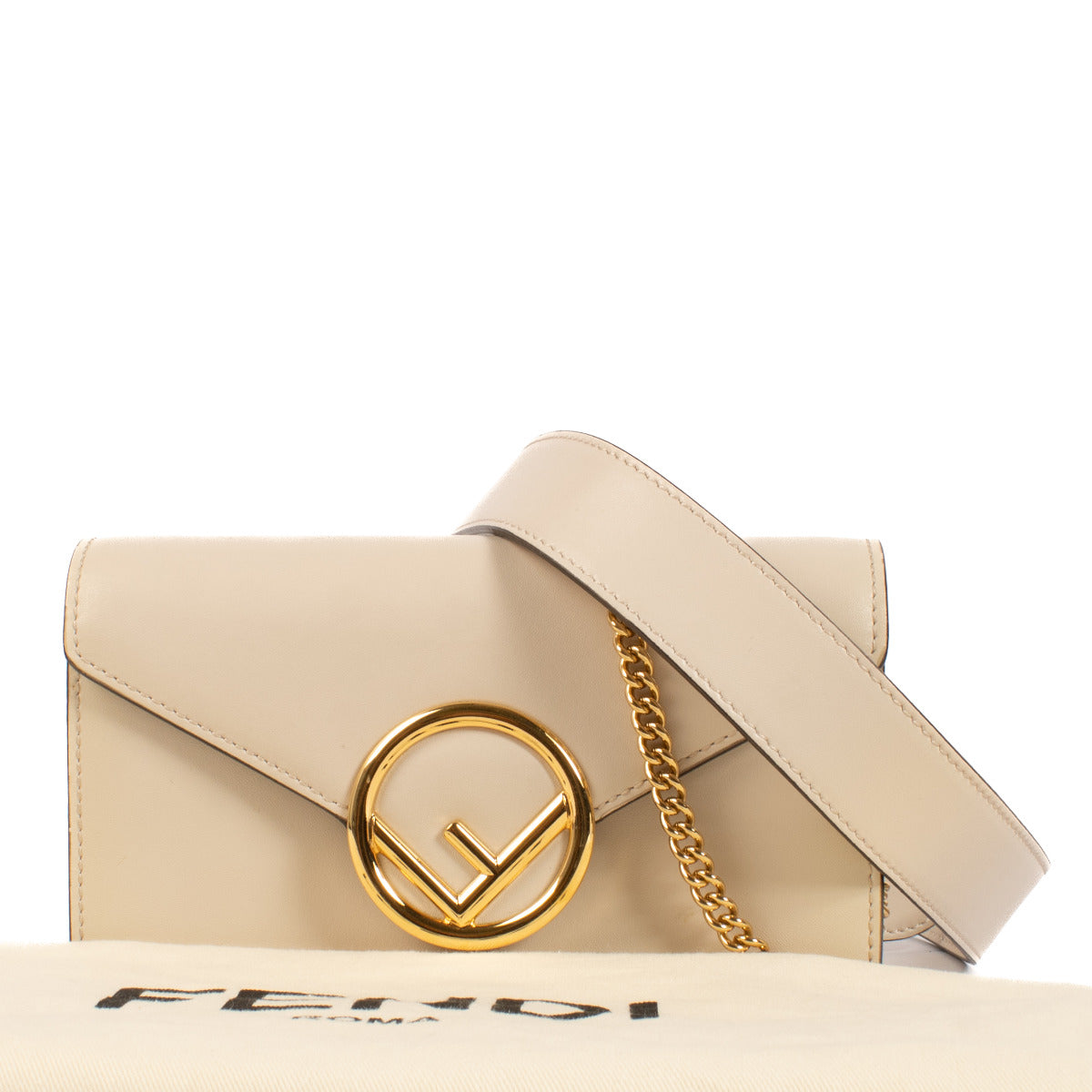 Fendi White Crossbody Belt Bag