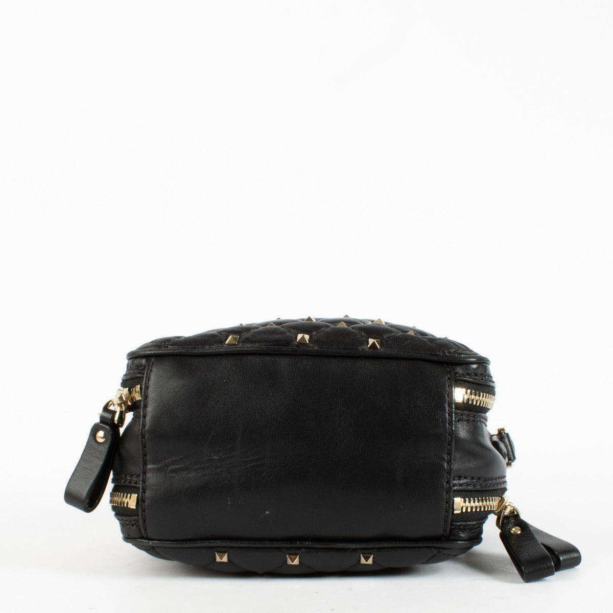 authentic preloved Valentino Garavani Black Rockstud Spike Mini Bag on Labellov.com