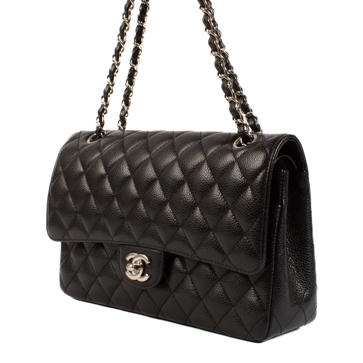 shop 100% authentic second hand Chanel Black 11.12 Classic Flap Bag on Labellov.com