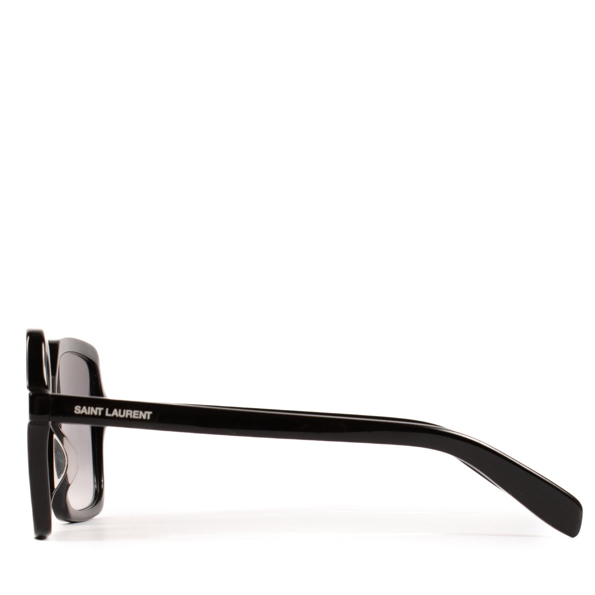 Lunettes de soleil carrées noires Saint Laurent
