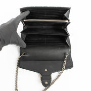 Authentic pre-loved Gucci Black GG Velvet Crystal Dionysus Crossbody Bag on Labellov.com
