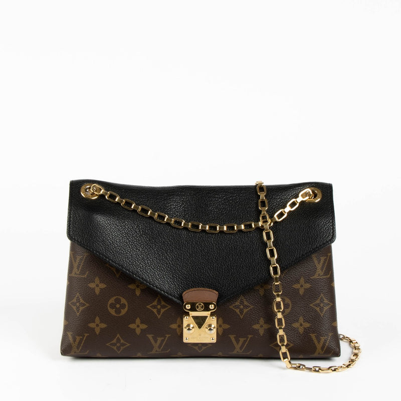 Authentic pre-loved Louis Vuitton Monogram Pallas Chain Crossbody Bag on Labellov.com