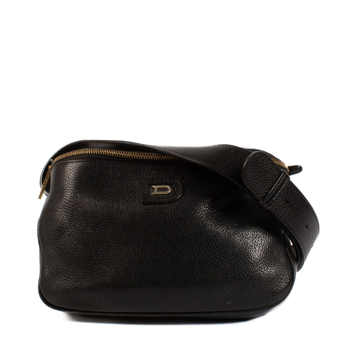 Delvaux Black Leather Evasion Belt Bag
