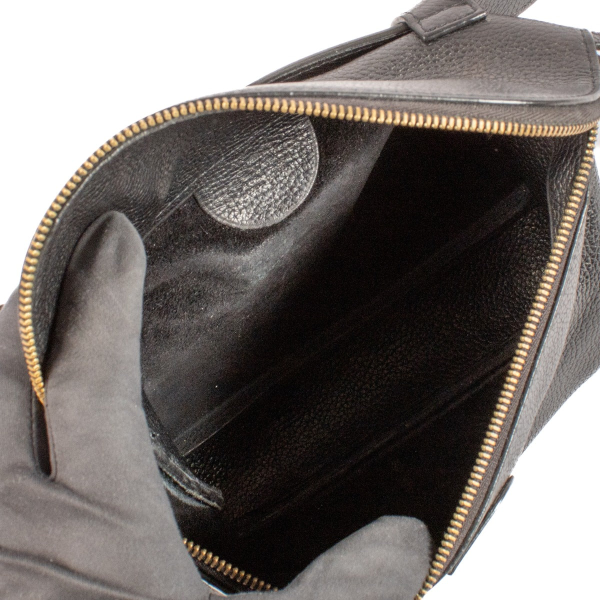 Delvaux Black Leather Evasion Belt Bag