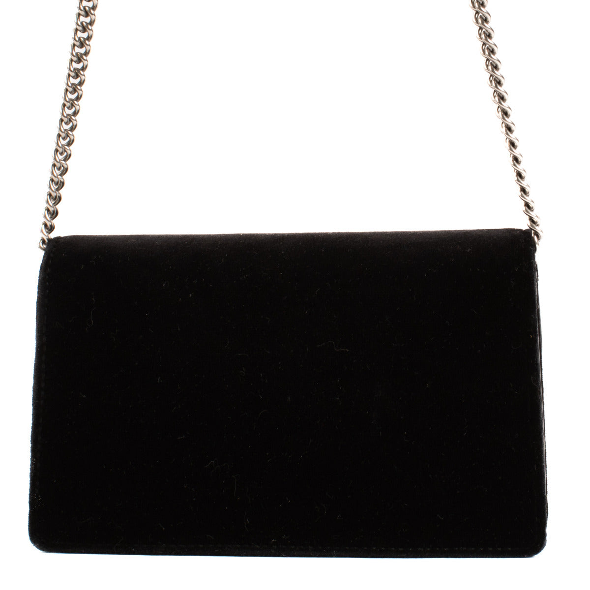 Gucci Black Velvet Super Mini Dionysus Bag