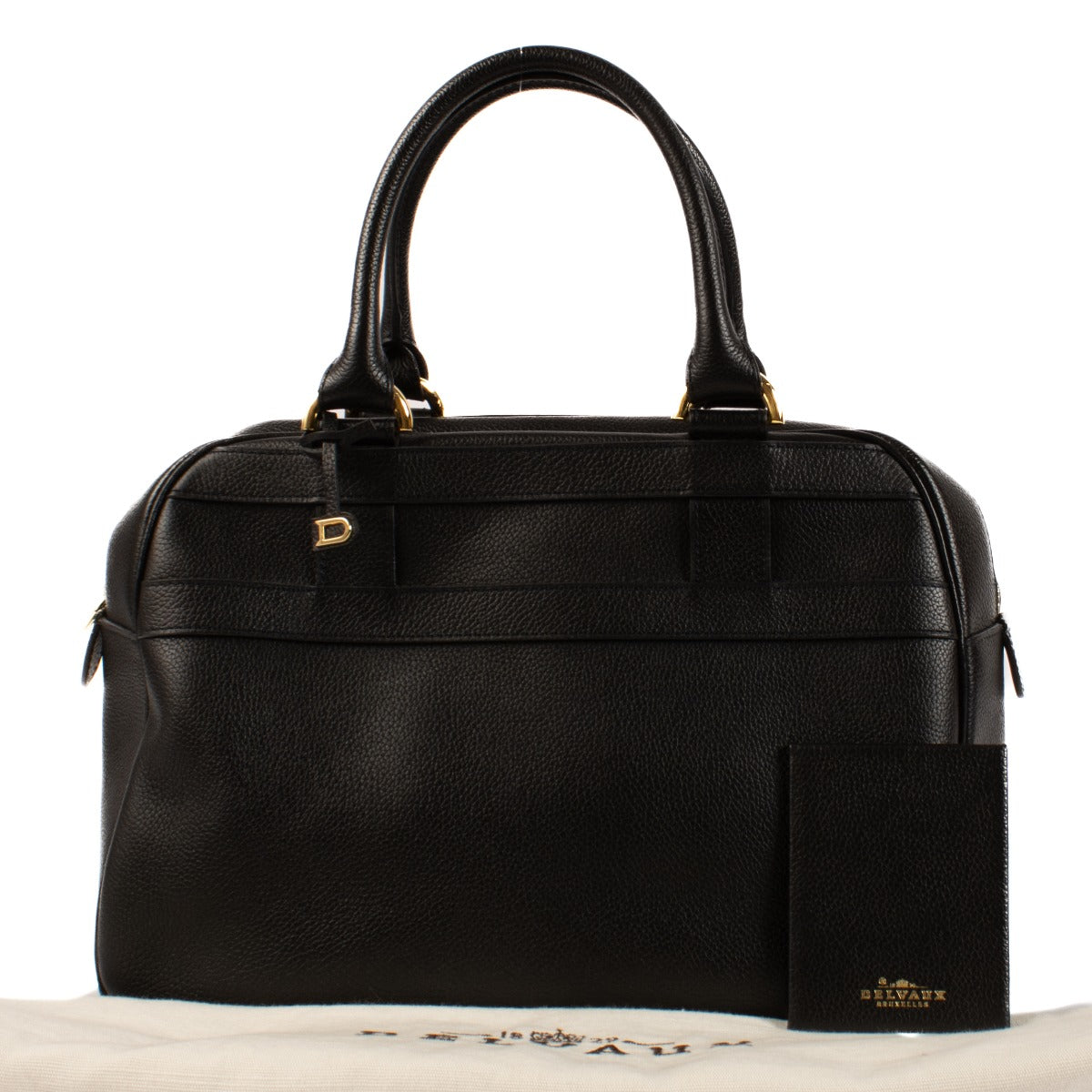 Delvaux Black Leather Parole Bag