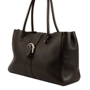 shop 100% authentic second hand Delvaux Brown Brillant Cabriolet Bag on Labellov.com