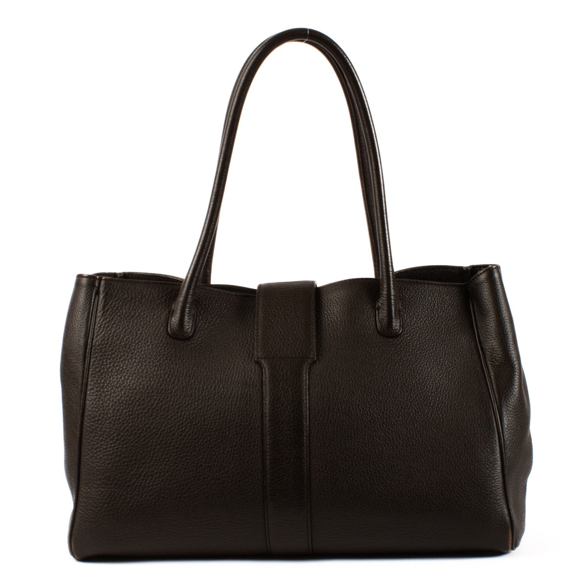 shop 100% authentic second hand Delvaux Brown Brillant Cabriolet Bag on Labellov.com