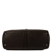 shop 100% authentic second hand Delvaux Brown Brillant Cabriolet Bag on Labellov.com